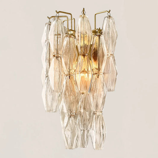 Chiara Glass Short Wall Sconce