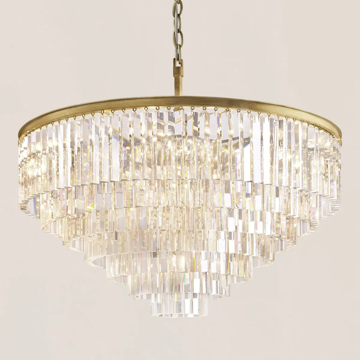1920s Odeon Round Chandelier