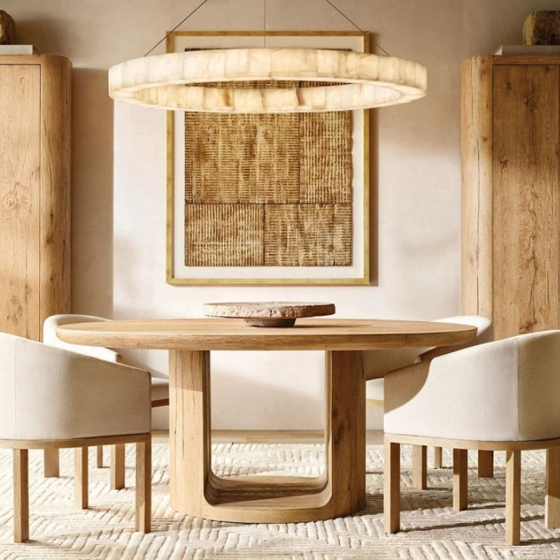 Rivage Calcite Round Chandelier