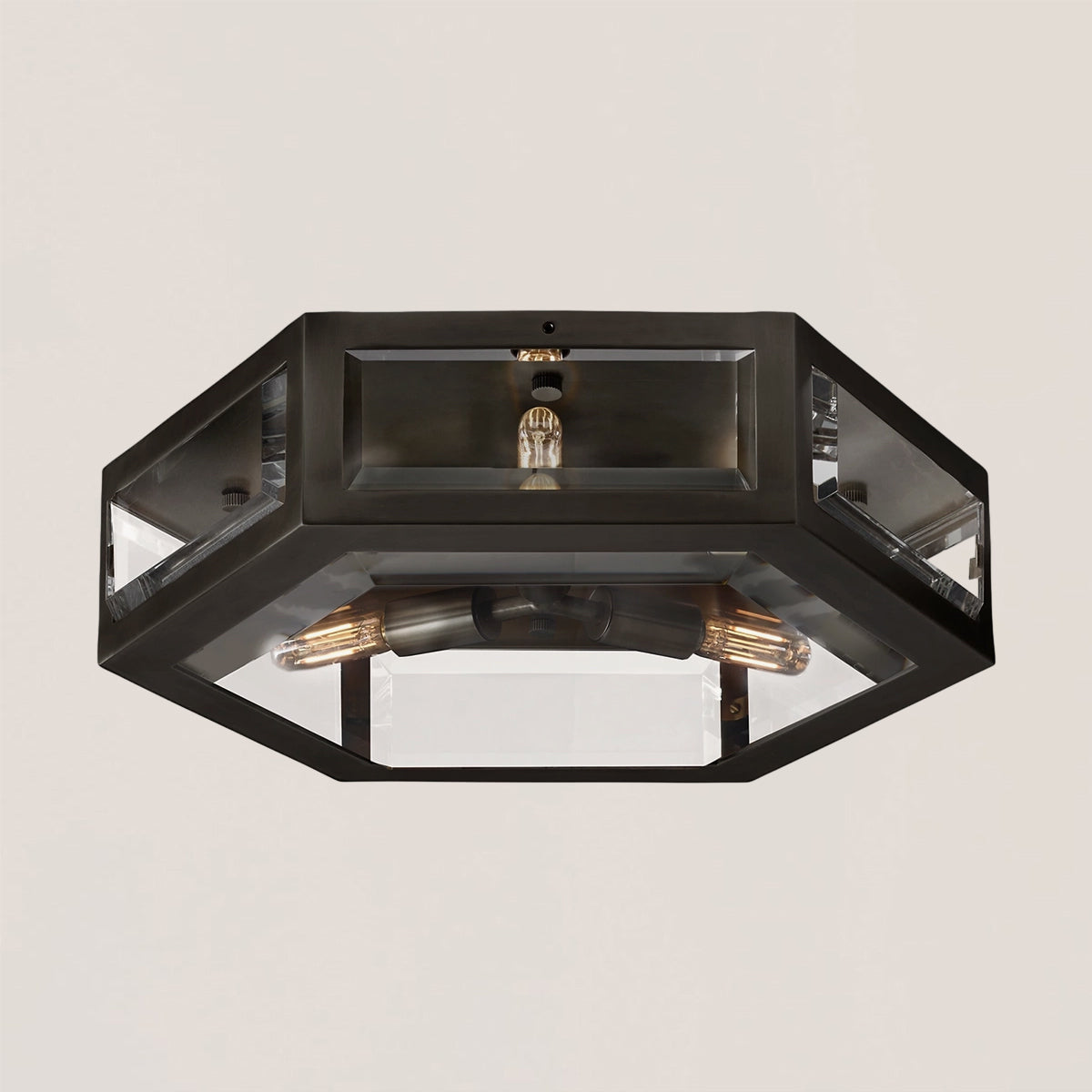 Chevalier Brass Flushmount