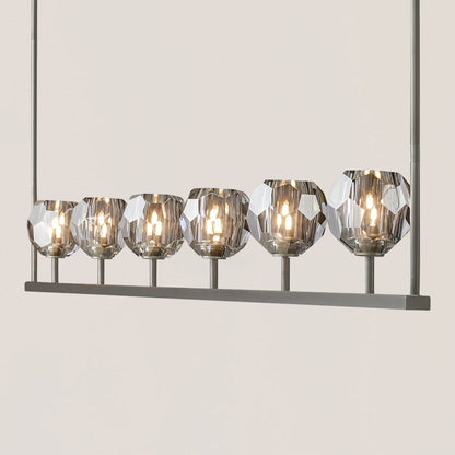 Boule De Crystal Linear Chandelier