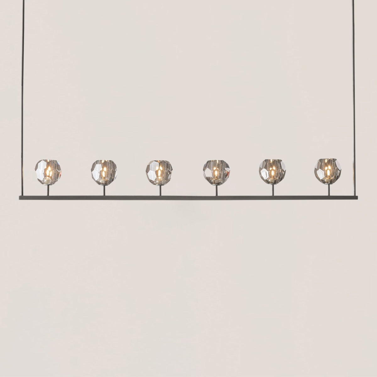 Boule De Crystal Linear Chandelier