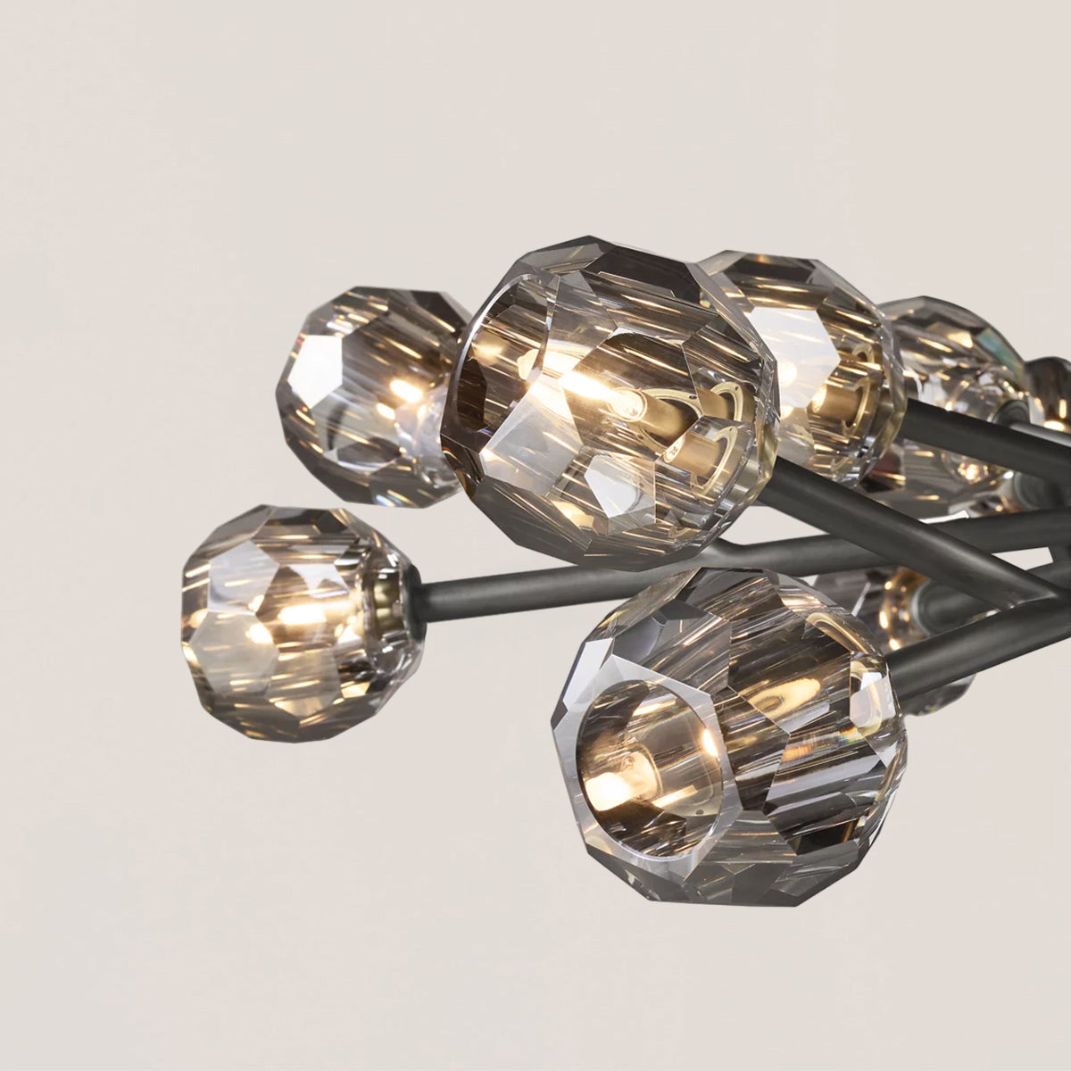 Boule De Cristal Clear Glass Ball Modern Round Chandelier Light