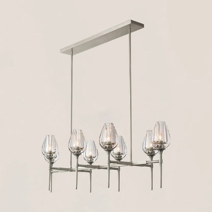 Tulip Crystal Linear Chandelier