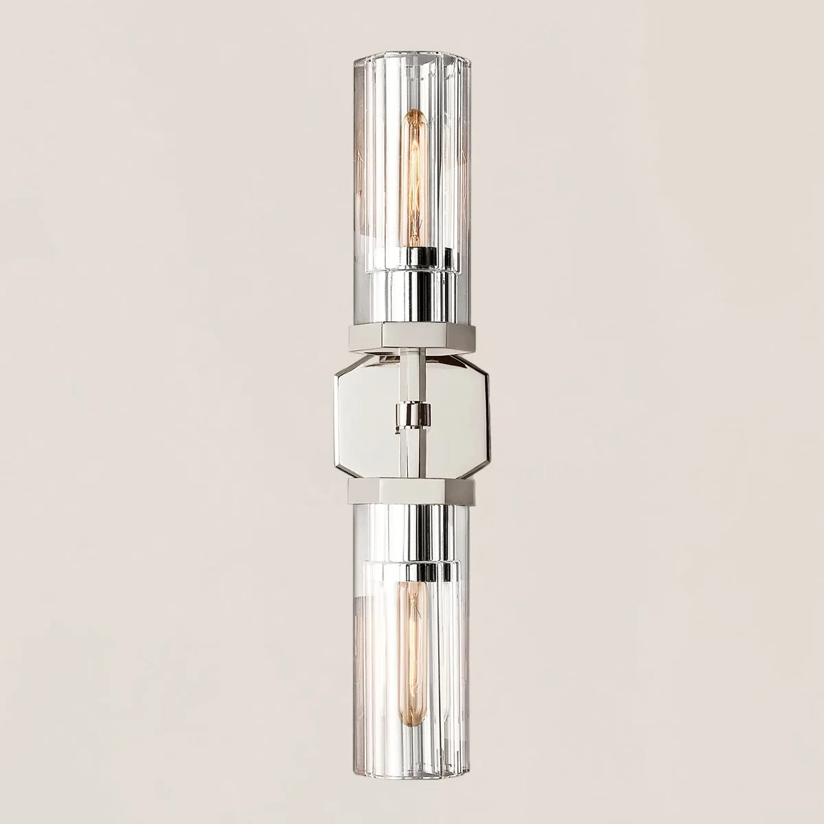 Lambeth Hexagonal Linear Short Wall Sconce