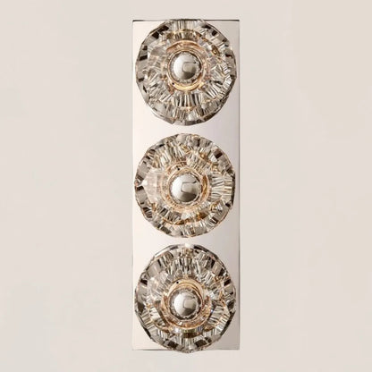 Boule De Crystal Clear Linear Short Wall Sconce