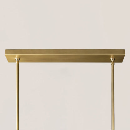 Boule De Crystal Smoke Double Linear Chandelier 60"