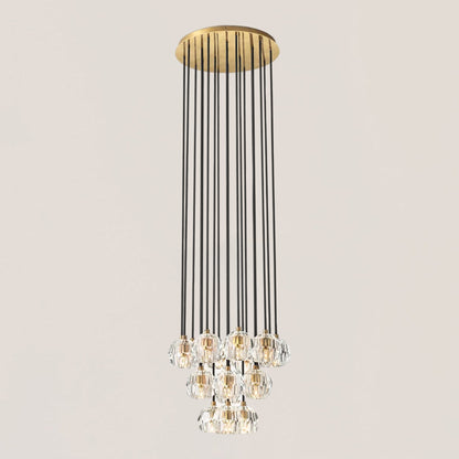 Boule De Crystal Round Cluster Chandelier