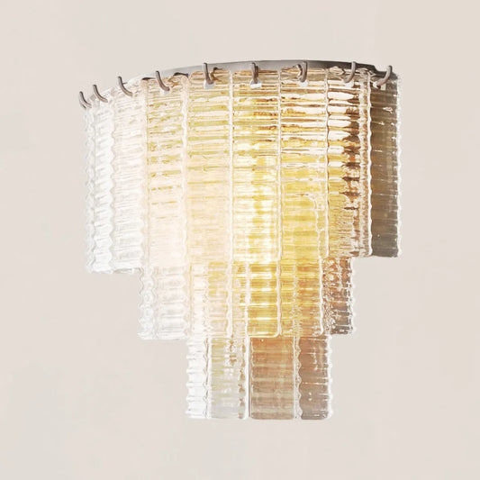 Sirene Clear Glass Wall Sconce