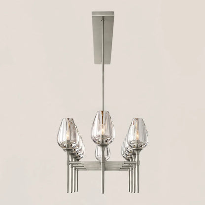 Tulip Crystal Linear Chandelier