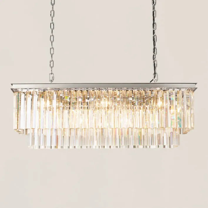 1920s Odeon Rectangular Chandelier
