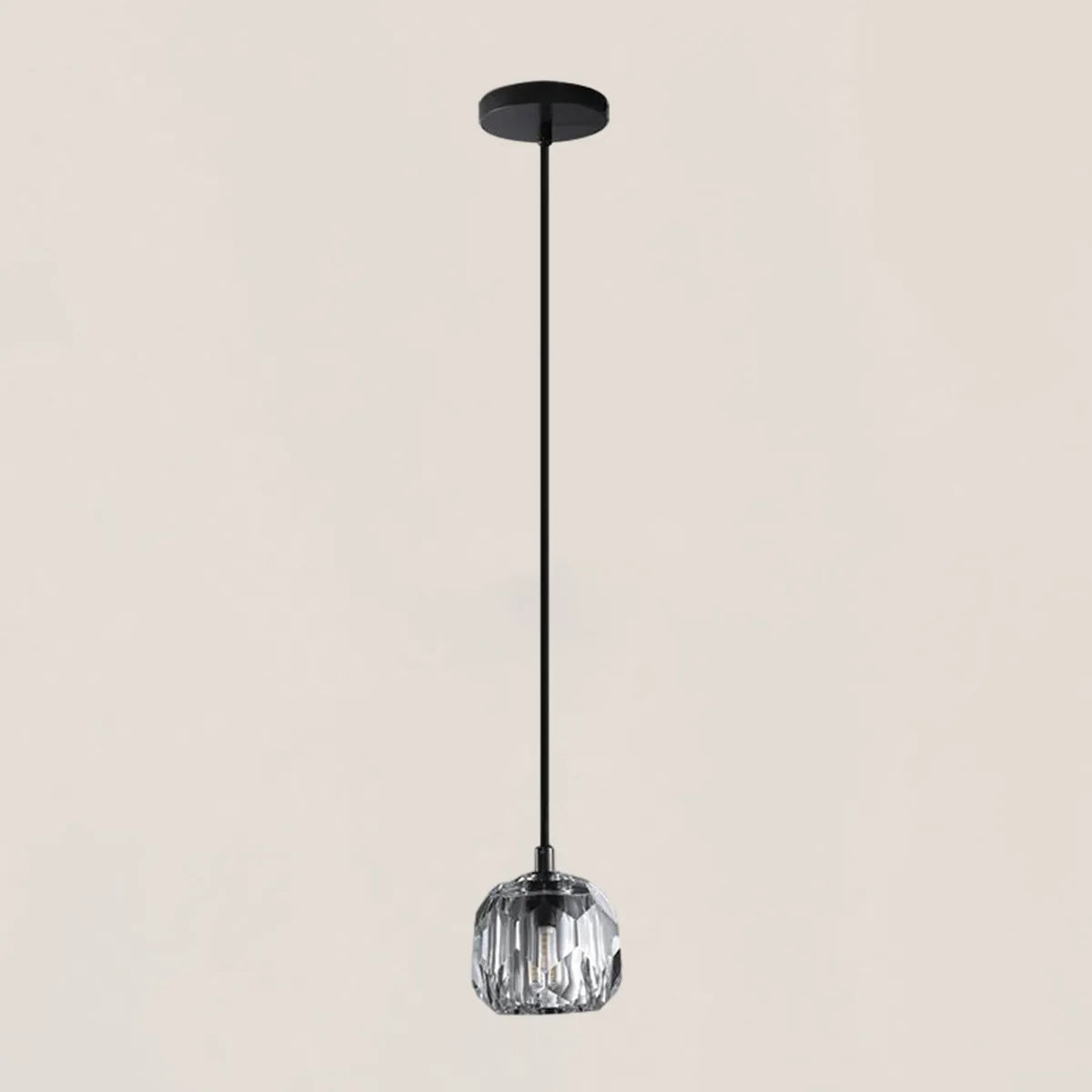 Boule De Crystal Glass Cord Pendant