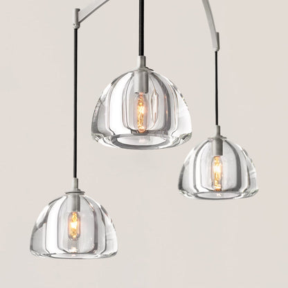 Hemisphere Linear Chandelier