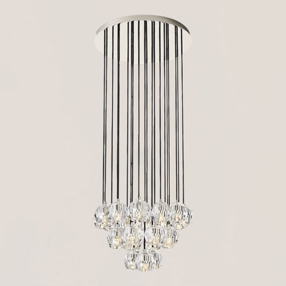 Boule De Crystal Round Cluster Chandelier