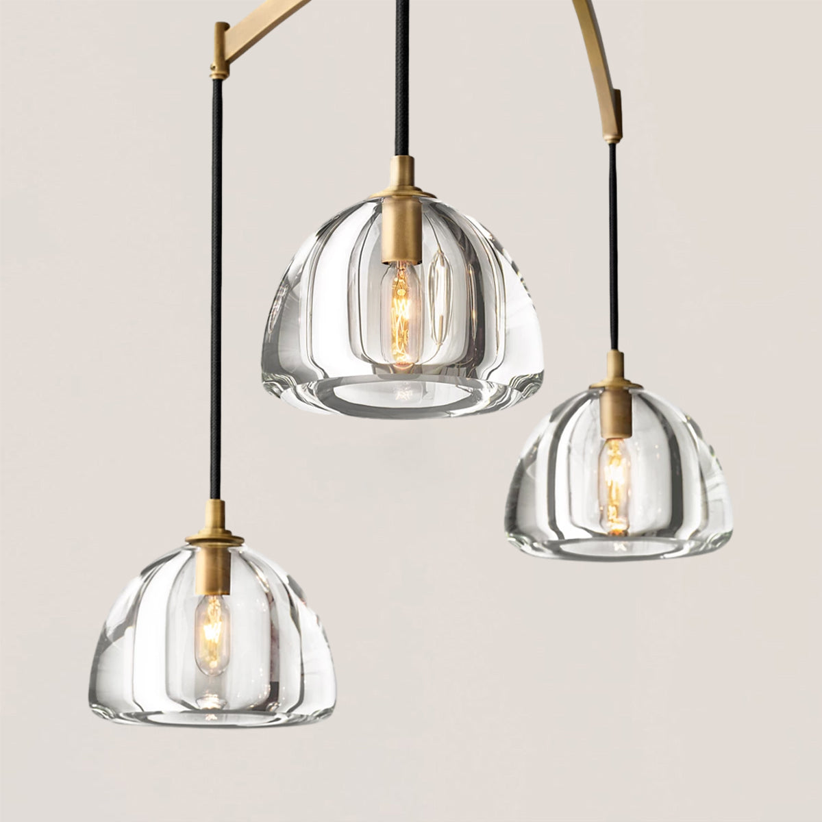 Hemisphere Linear Chandelier