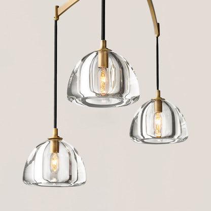 Hemisphere Linear Chandelier