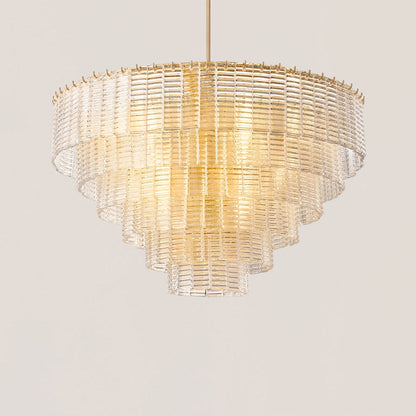 Sirene Glass Round Chandelier