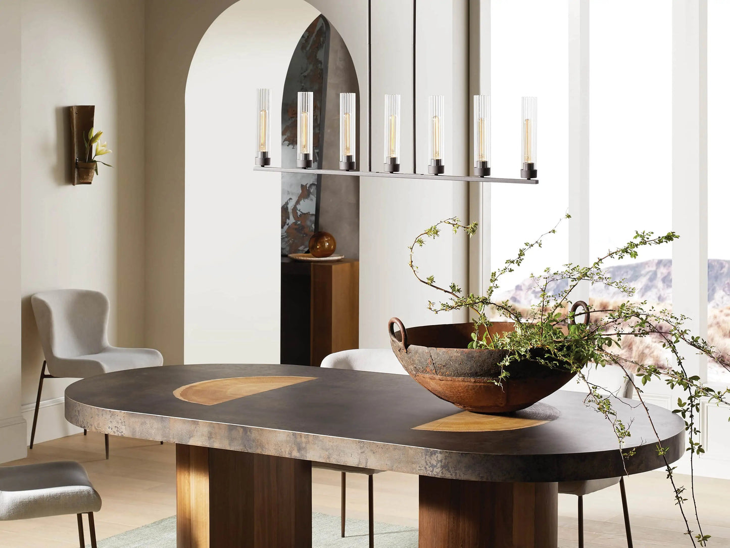 Andreas Linear Chandelier