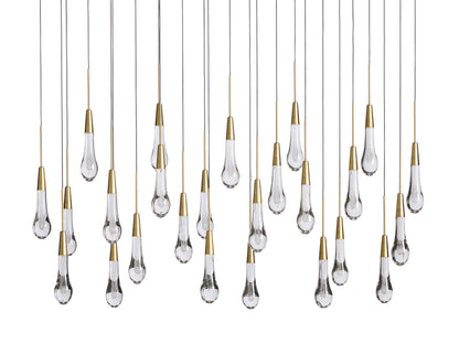 Solitaire Linear Chandelier