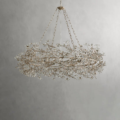 Fiore Crown Round Chandelier