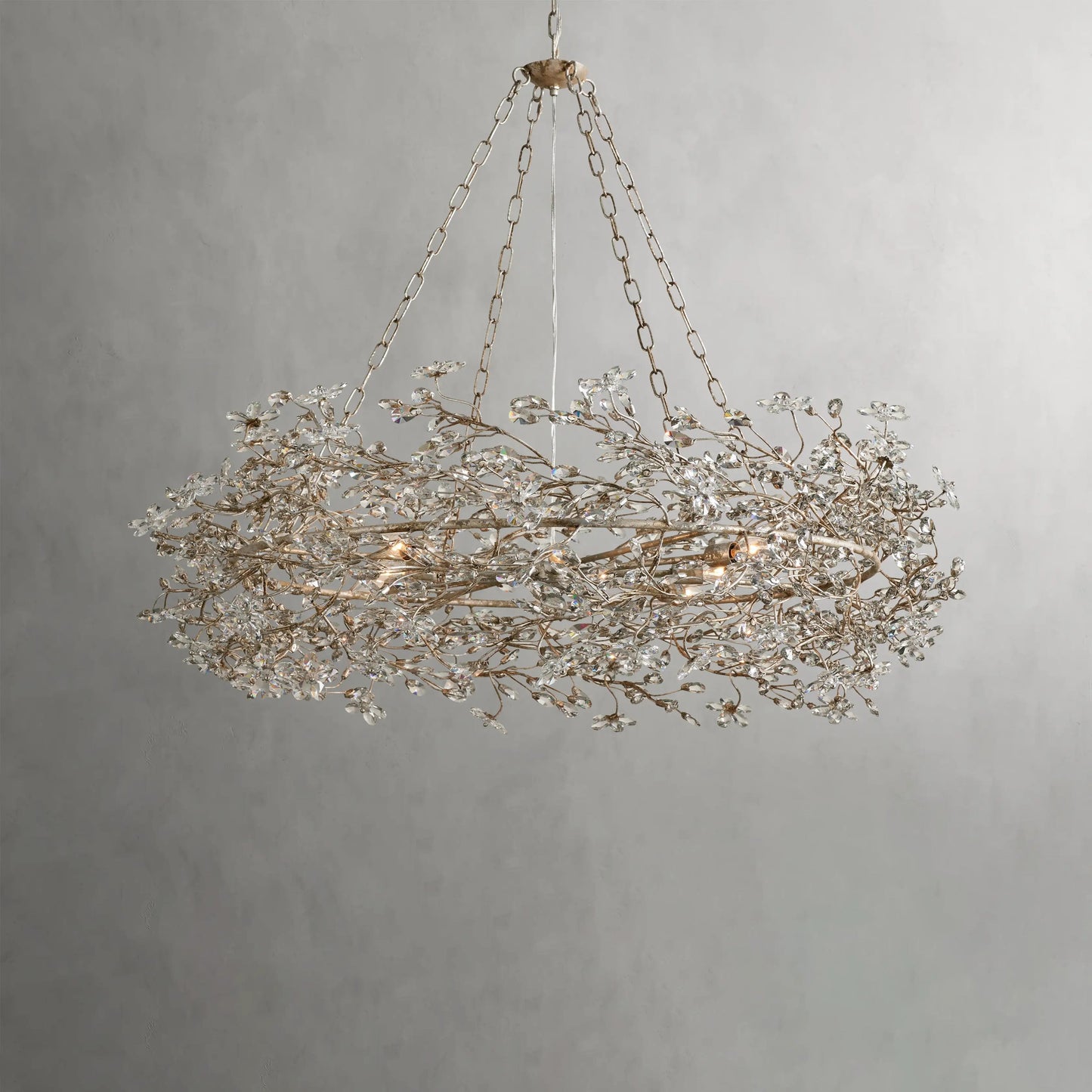 Fiore Crown Round Chandelier