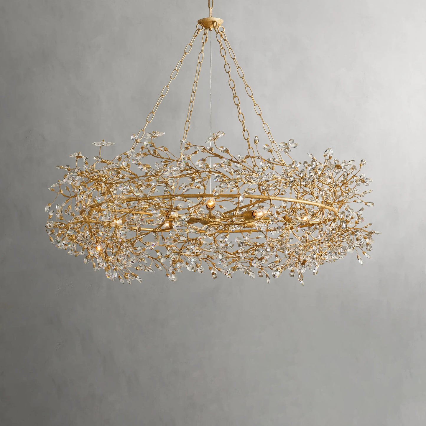 Fiore Crown Round Chandelier