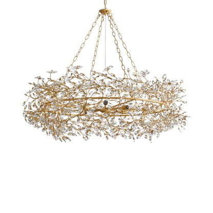 Fiore Crown Round Chandelier