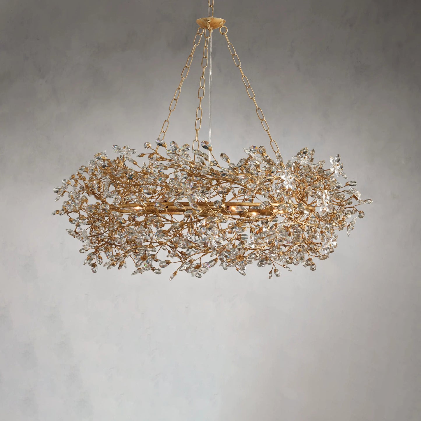 Fiore Crown Round Chandelier