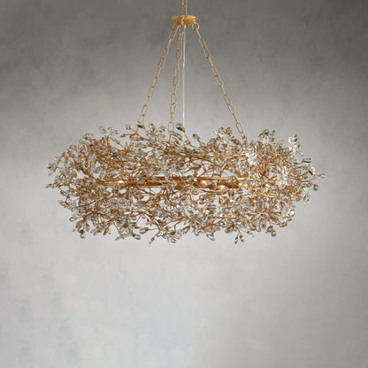 Fiore Crown Round Chandelier