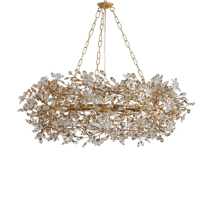 Fiore Crown Round Chandelier