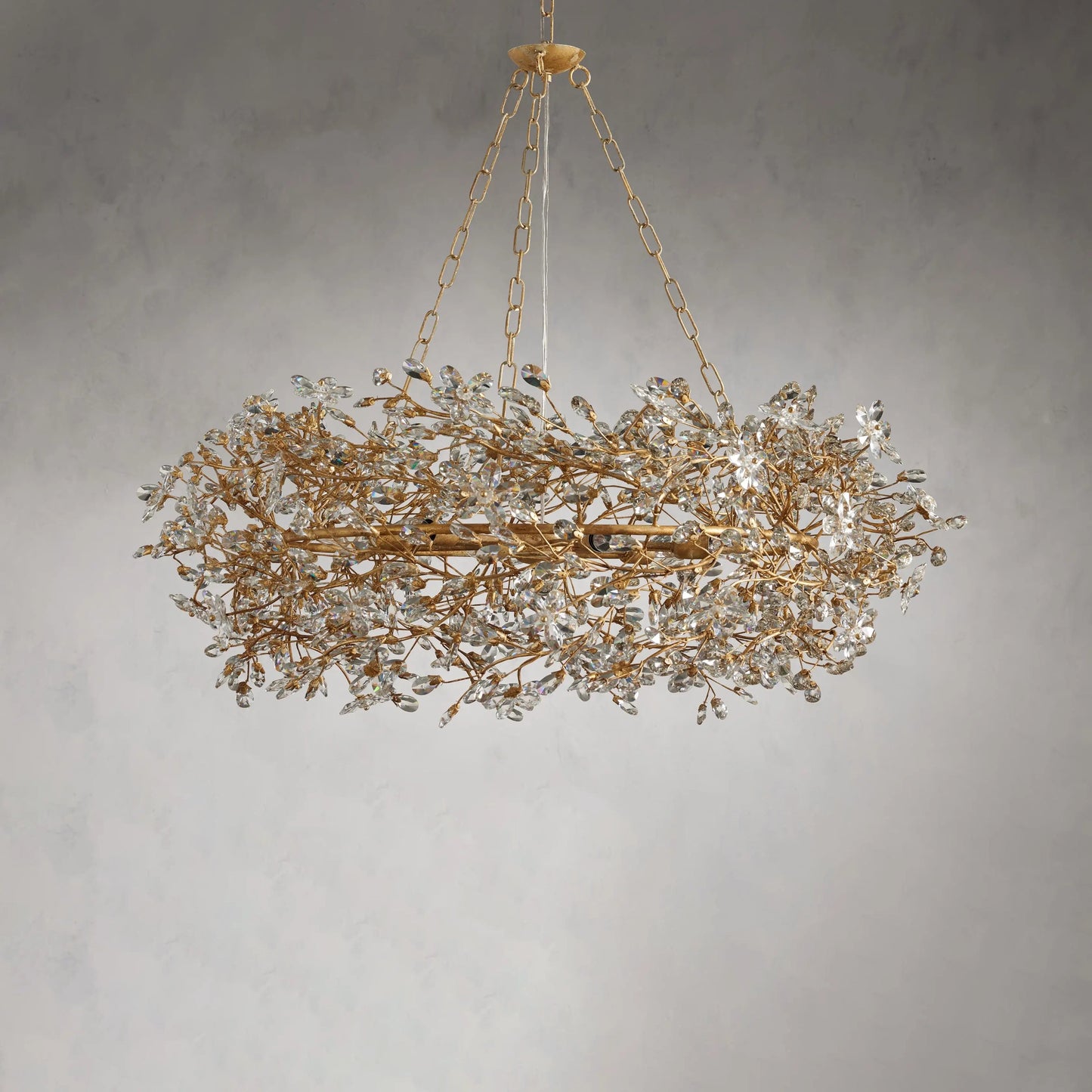 Fiore Crown Round Chandelier