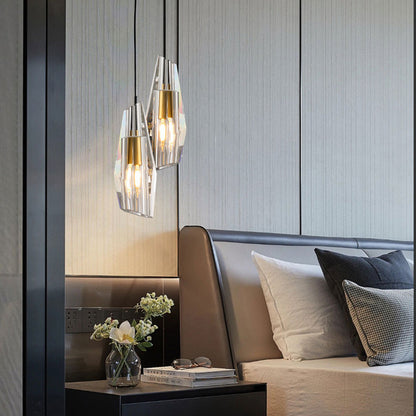 VASELAMPS - Modern Crystal Polygonal Pendant