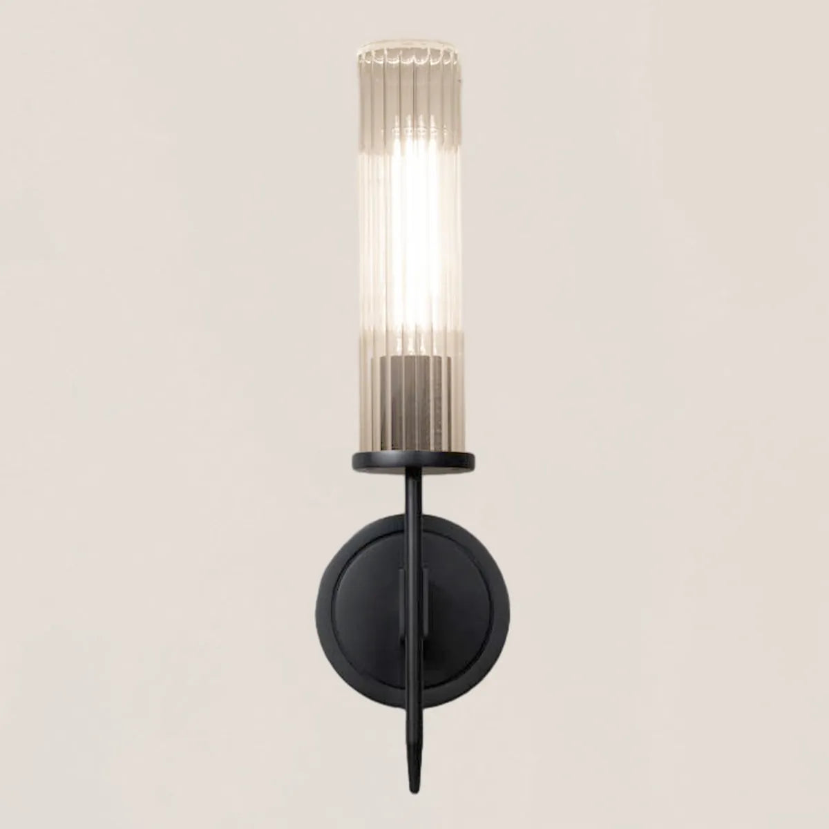 Alouette Brass Glass Wall Sconce