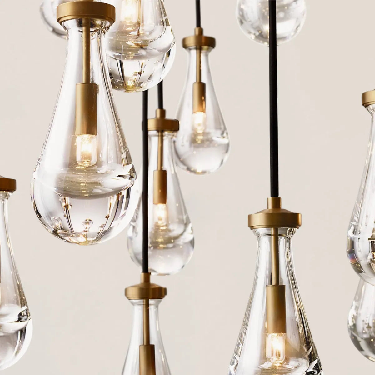 Rain Round Modern Chandelier Light