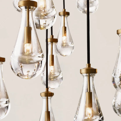 Rain Round Modern Chandelier Light