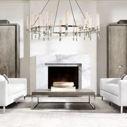 Fontanelle Round Chandelier 58"