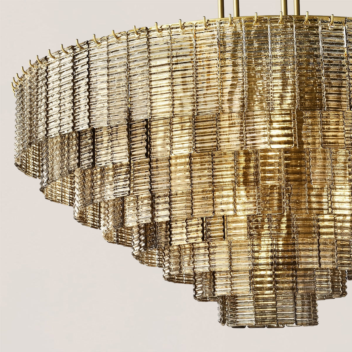 Sirene Glass Round Chandelier