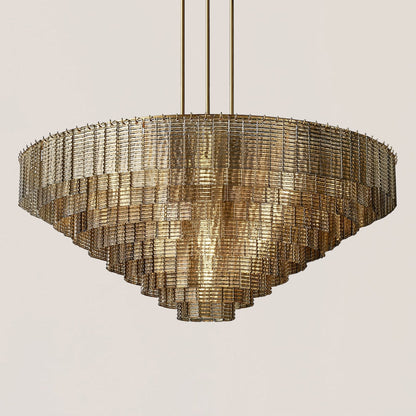 Sirene Glass Round Chandelier