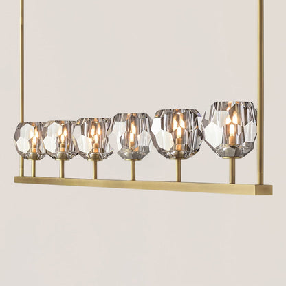 Boule De Crystal Linear Chandelier
