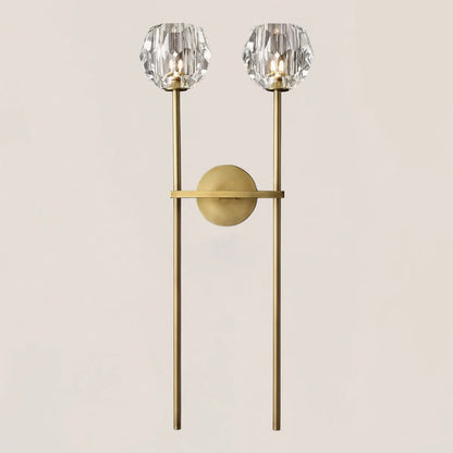 Boule De Crystal Double Grand Wall Sconce