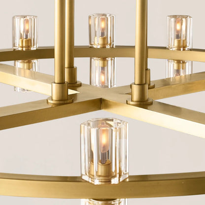 Arcachon Led Round Two-tier Chandelier 60"