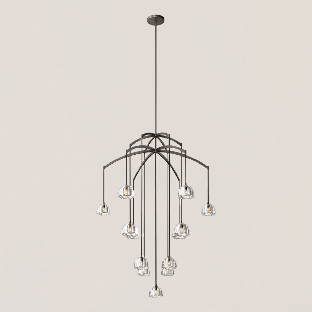 Hemisphere Round Chandelier