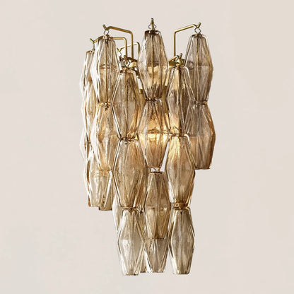Chiara Glass Short Wall Sconce