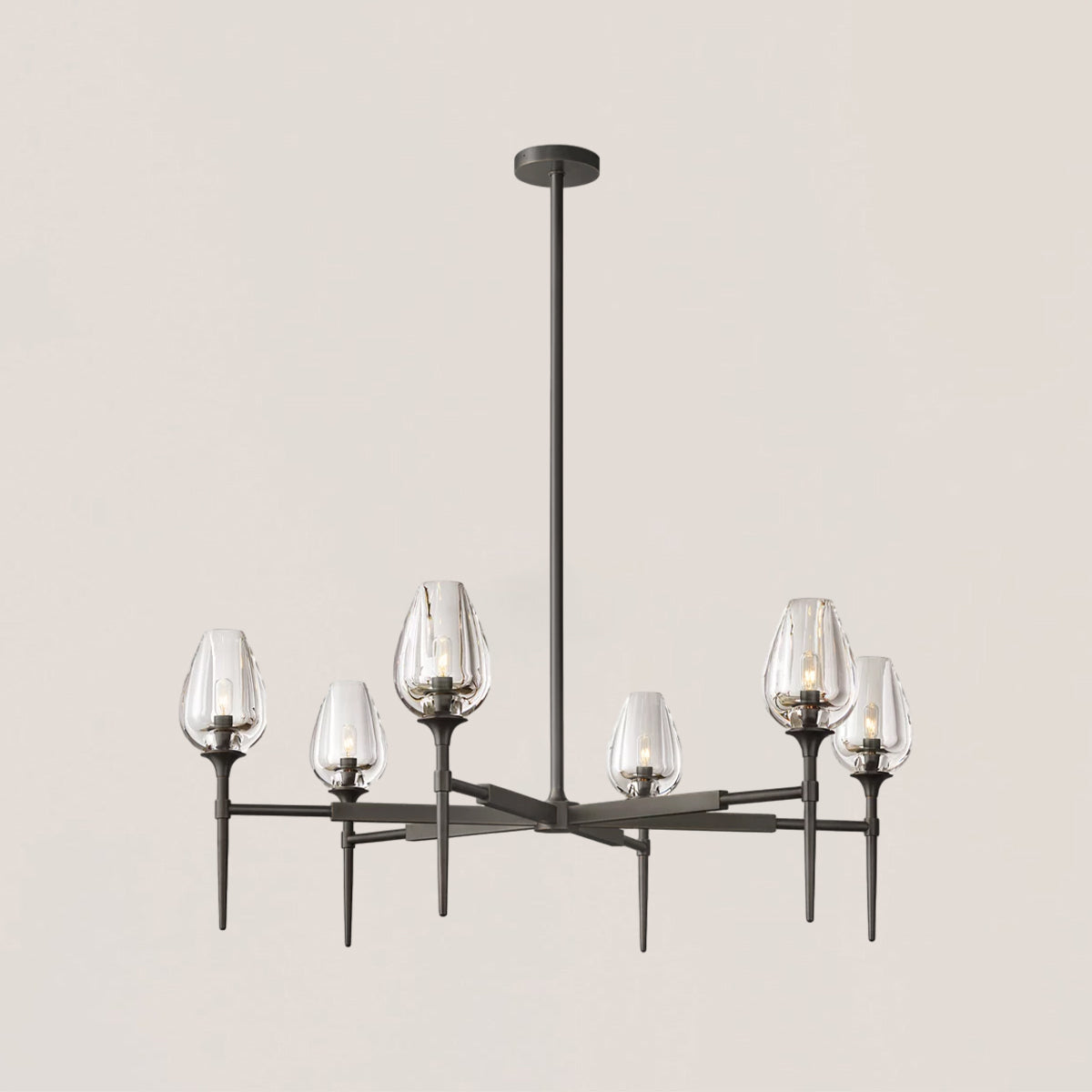 Tulip Crystal Round Chandelier