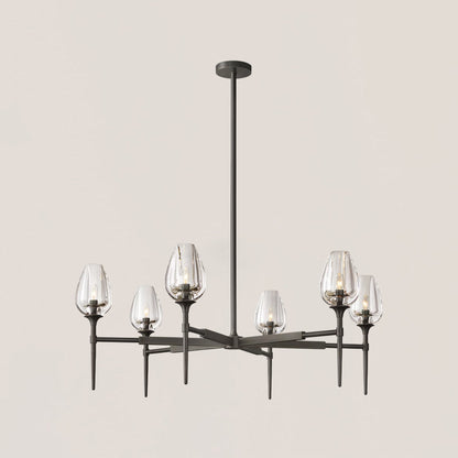 Tulip Crystal Round Chandelier