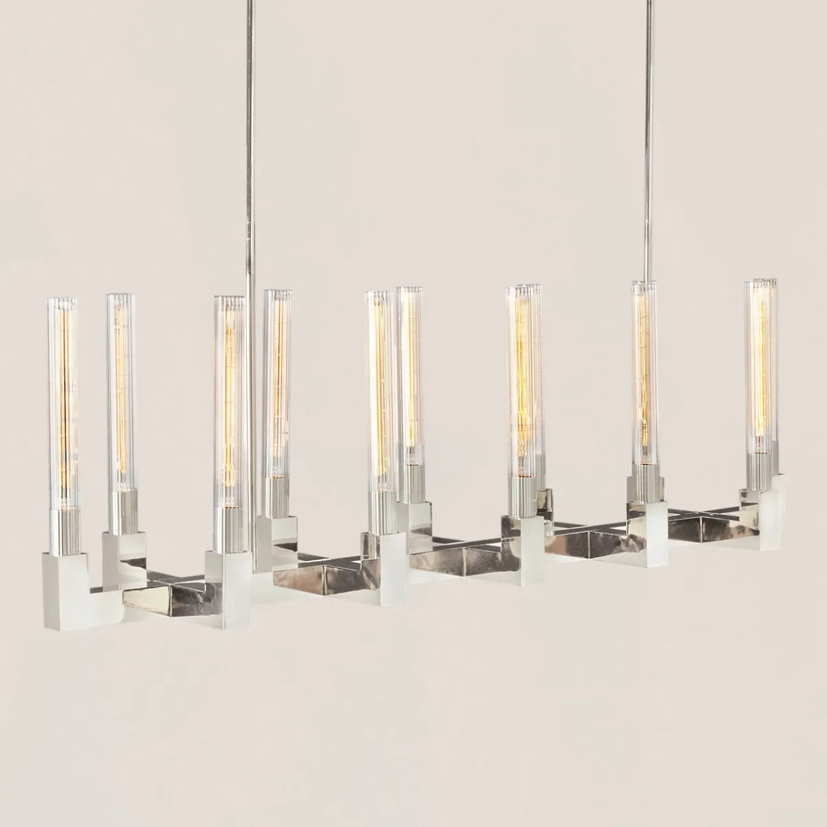 Cannele Glass Linear Chandelier