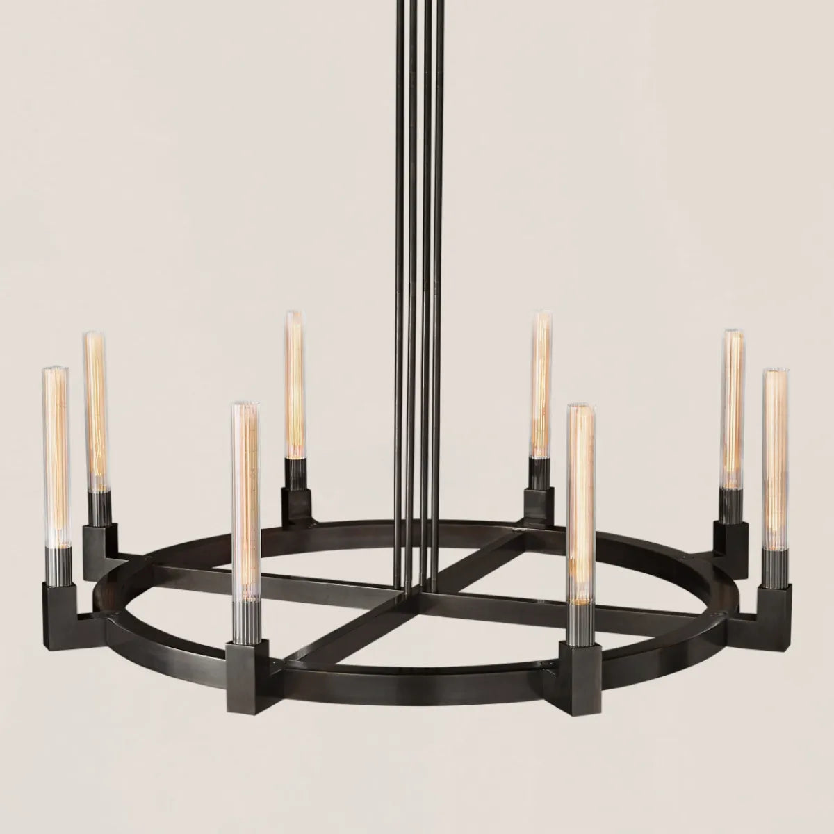 Cannele Glass Round Chandelier