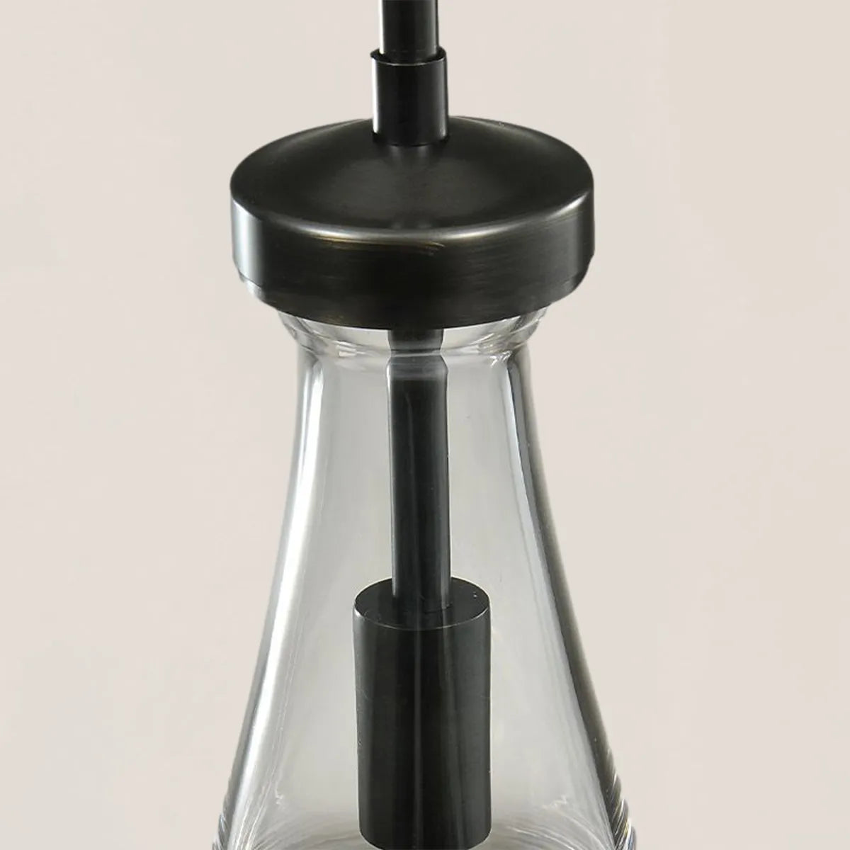 Raindrop Rod Round Chandelier