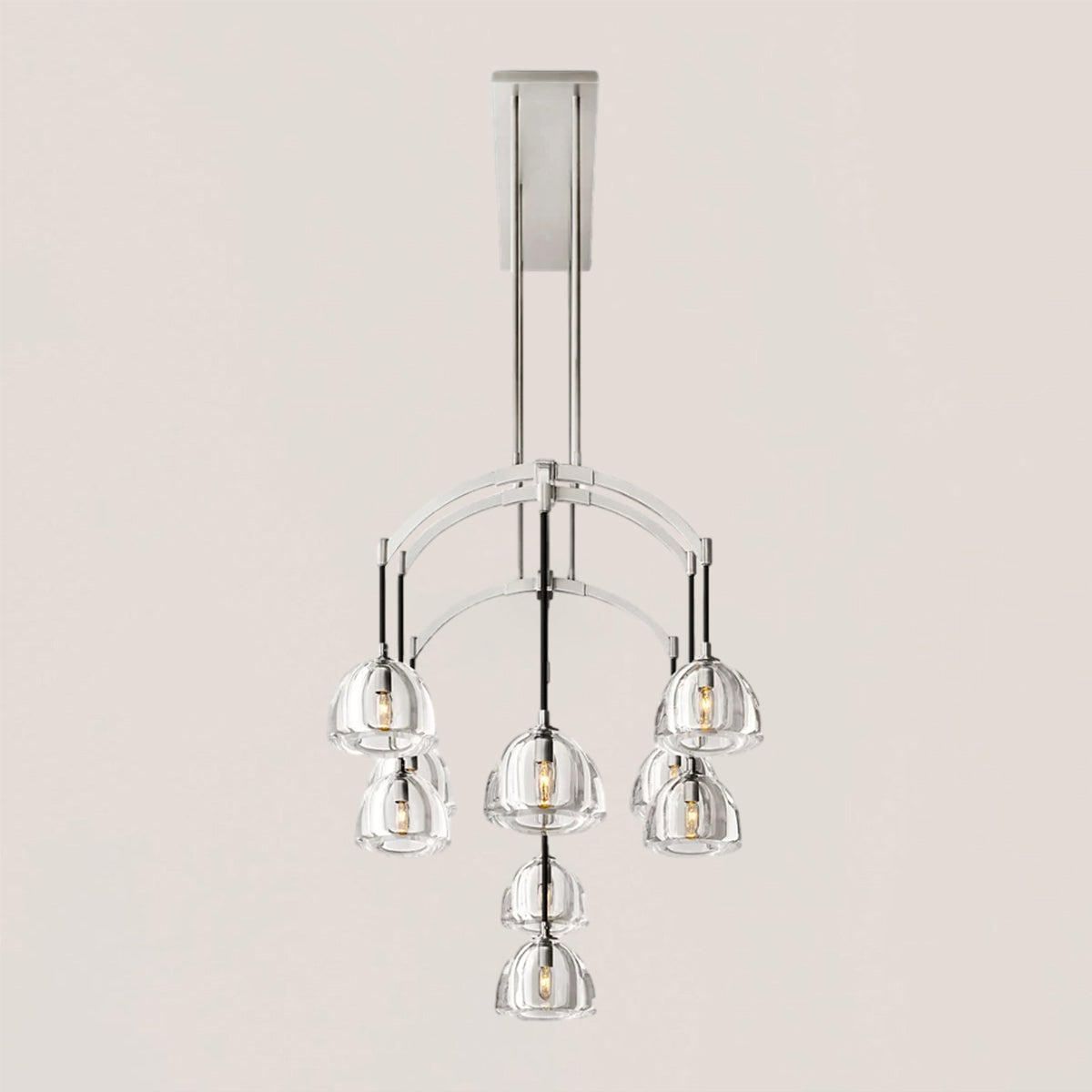 Hemisphere Linear Chandelier