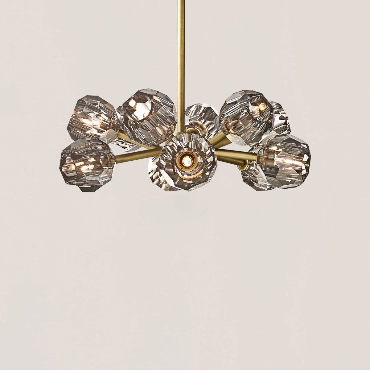 Boule De Cristal Clear Glass Ball Modern Round Chandelier Light